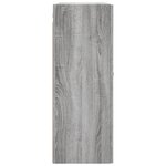 vidaXL Armoire murale sonoma gris 69 5x34x90 cm