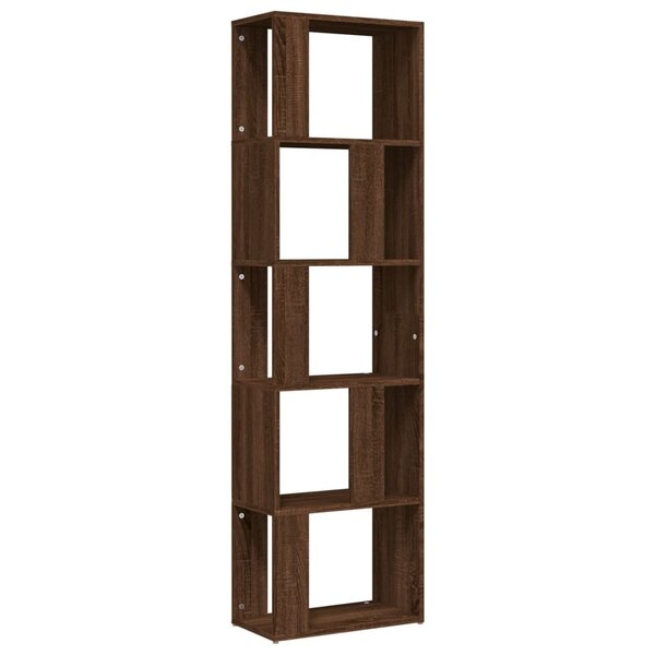 vidaXL Bibliothèque Chêne marron 45x24x160 cm Bois d'ingénierie
