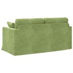 vidaXL Canapé Vert clair 158 x 78 x 80 cm Velours