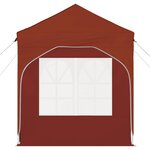 vidaXL Tente de fête pop-up 192 x 192 x 245 cm Terre cuite
