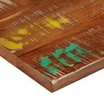 vidaXL Dessus de table 60x50x2 5 cm rectangulaire bois massif récupéré