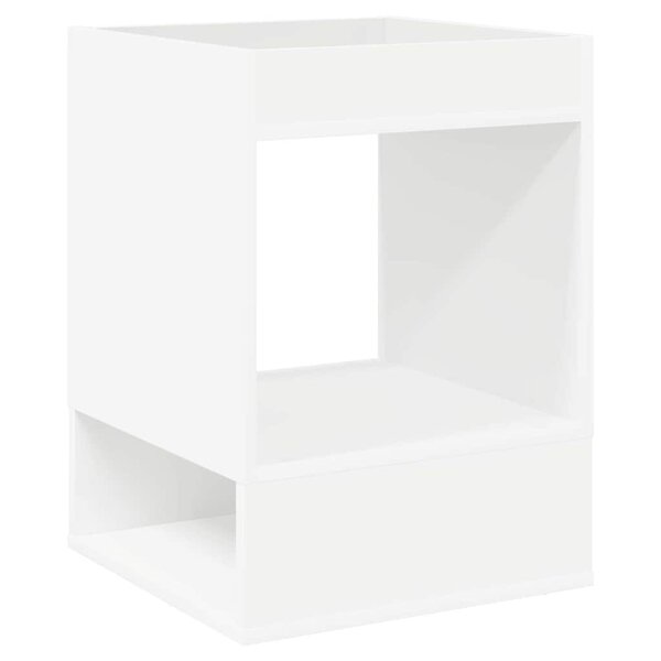 vidaXL Table d'appoint Blanc 40 x 40 x 56 cm Bois d'ingénierie