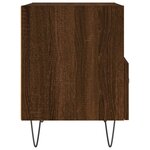 vidaXL Tables de chevet 2 Pièces chêne marron 40x35x47 5 cm