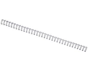 Lot de 100 Peignes métalliques WireBind format A5 capacité 55 feuilles 6mm argent GBC