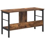 vidaXL Étagère Chêne fumé 82 x 32 x 47 cm Bois d'ingénierie