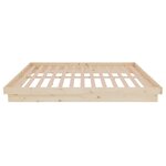 vidaXL Cadre de lit bois massif 160x200 cm