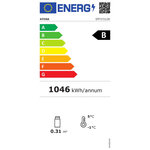 Table réfrigérée positive gn 1/1 de 2 portes vitrées - 280 l - atosa - r600a - acier inoxydable22801360vitrée x700x840mm