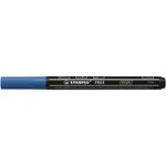 Marqueur pointe fine FREE acrylic T100 bleu foncé STABILO