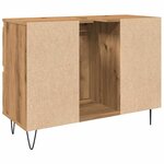vidaXL Armoire de salle de bain chêne artisanal bois d'ingénierie