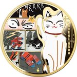 Monnaie MANEKI-NEKO 1 Oz Argent 2$ Niue 2026
