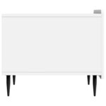 vidaXL Table basse avec tiroir Blanc 49 x 50 x 42 cm Bois d'ingénierie