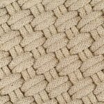 vidaXL Tapis rectangulaire Naturel 120x180 cm Coton
