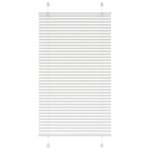 vidaXL Store plissé blanc 80x100 cm largeur du tissu 79 4 cm polyester