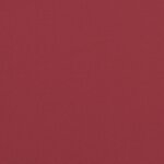 vidaXL Coussin de banc de jardin rouge bordeaux tissu oxford