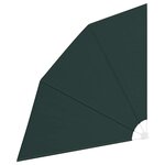 vidaXL Écran de confidentialité pour balcon Vert foncé 210 x 210 cm