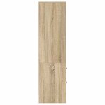 vidaXL Haut Armoire Chêne sonoma 45 5 x 34 x 127 cm Bois d'ingénierie