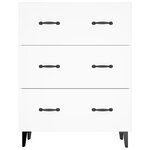 vidaXL Buffet blanc 69 5x34x90 cm bois d'ingénierie