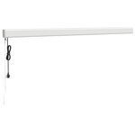 vidaXL Auvent rétractable orange et marron 4x3 m tissu et aluminium