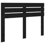 vidaXL Tête de lit Chêne noir 150 cm Bois d'ingénierie
