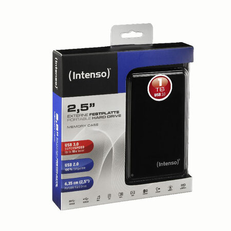 HDD externe Intenso 1 To Memory Case USB-A 3.0 Noir