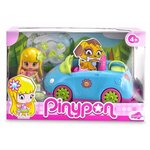 Pinypon - La voiture décapotable avec figurine et accessoires