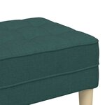 vidaXL banc Vert foncé 113 x 57 x 39 cm tissu