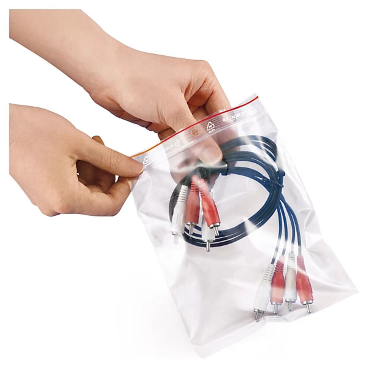 Sachet plastique zip transparent, Bam Emballages