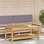 vidaXL Table d'appoint Huile Naturelle 110 x 55 x 45 cm