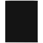 vidaXL Étagère à chaussures Noir 75x35x45 cm Bois d'ingénierie