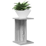 vidaXL Support de Plante Sonoma gris 25 x 25 5 x 40 5 cm