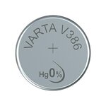 Blister de1 pile oxyde d'argent 4178 v12gs v386 sr43 1 55v varta