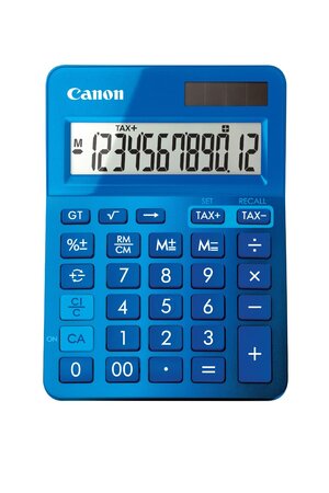 Calculatrice de bureau 12 chiffres ls-123k bleue canon