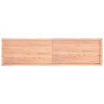 vidaXL Dessus de table bois massif traité bordure assortie