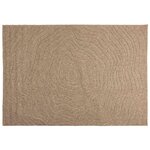 vidaXL Tapis de surface Moiré HUARTE Naturel 170 x 120 cm Polyester
