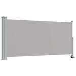 vidaXL Auvent latéral rétractable de patio 120 x 300 cm Gris