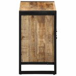 vidaXL Cabinet de Salle de Bain Marron Bois de manguier massif