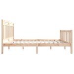 vidaXL Cadre de lit sans matelas bois massif