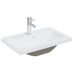vidaXL Ensemble de meubles de bain 2Pièces céramique et bois d'ingénierie