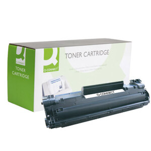 Q-connect toner laser - compatible HP CB436A - Noir - 2000p
