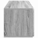 vidaXL Meuble TV mural 78 5 x 31 x 30 cm Sonoma gris Bois d'ingénierie