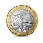Signes astros - Balance - Monnaie de 5€ métal commun