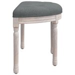 vidaXL Banc Gris foncé 81 5x41x49 cm Tissu