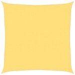 vidaXL Voile d'ombrage 160 g/m² Beige 4x4 m PEHD