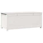 vidaXL Boîte de rangement Blanc 110x50x45 5 cm Bois massif de pin