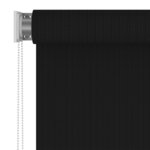 vidaXL Store roulant d'extérieur 200x230 cm Noir
