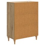 vidaXL Buffet Chêne artisanal 66 x 34 5 x 90 cm Bois d'ingénierie