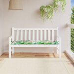 vidaXL Coussin de banc de jardin multicolore 150x50x7 cm tissu oxford