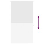 vidaXL Store enrouleur de douche 130x240 cm largeur du tissu 126 cm