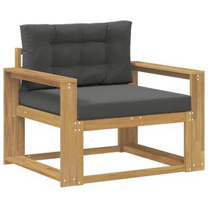 vidaXL Sofa de milieu extérieur Polyester Blanc