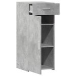 vidaXL Buffet gris béton 40x42 5x93 cm bois d'ingénierie
